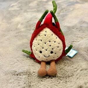 Jellycat Red and Green Dragon Fruit Plush